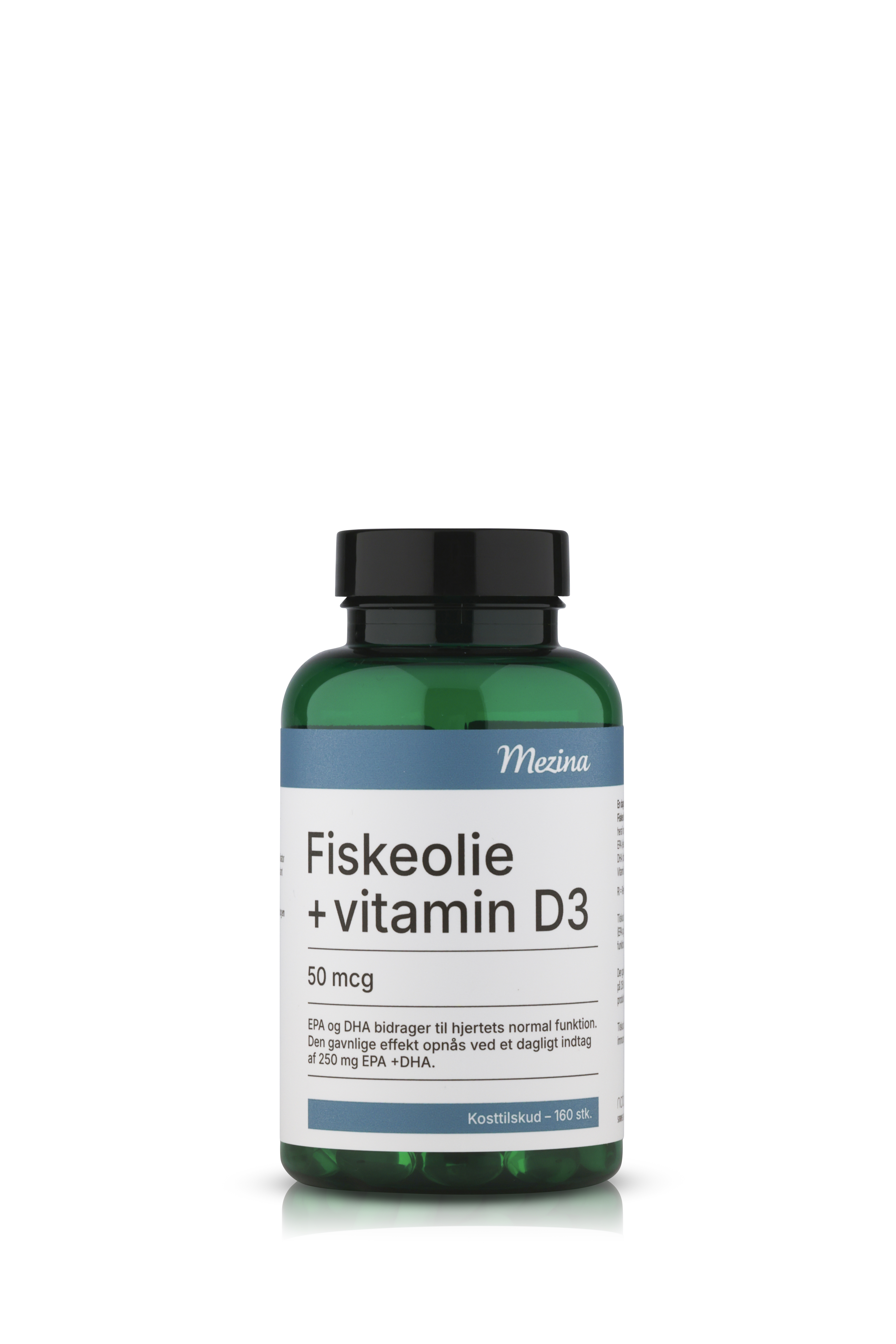 Fiskeolje + Vitamin D3 - 50 mcg