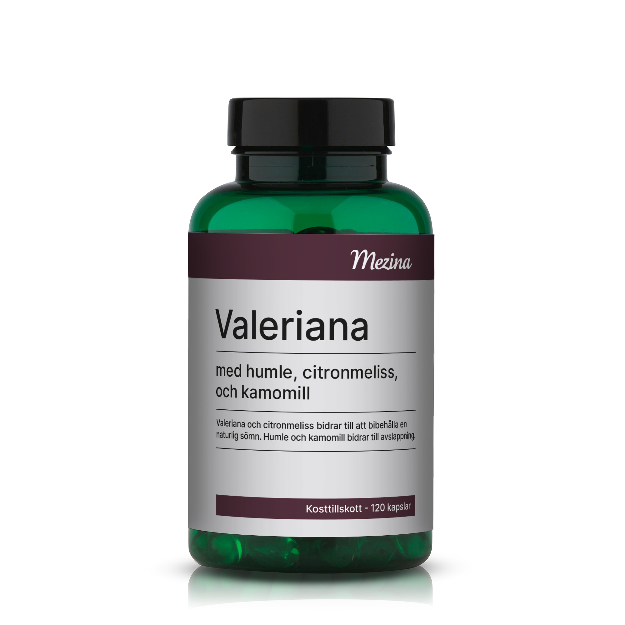 Valeriana med humle, citronmeliss, och kamomill